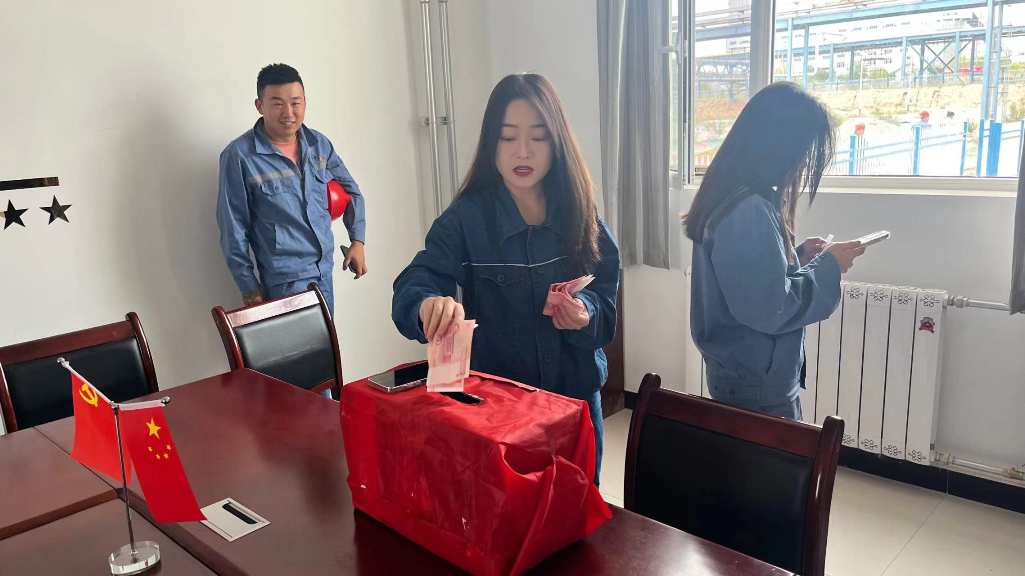 爱心，从这里传递——杰特宁夏公司组织爱心捐款活动